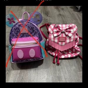 Loungefly Disney pink cow print